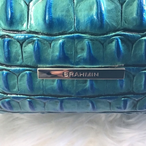 Brahmin Tia Peacock Melbourne Tote with registration card and dust bag N… - Picture 6 of 16